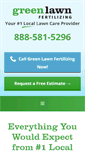 Mobile Screenshot of greenlawnfertilizing.com